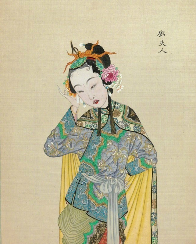中國(guó)京劇藝術(shù)插畫：九款清朝京劇人物肖像