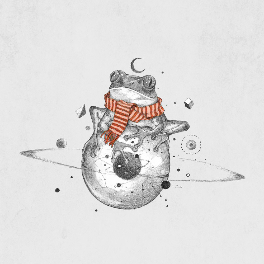 手繪動(dòng)物插畫設(shè)計(jì)，黑白創(chuàng)意插畫圖片