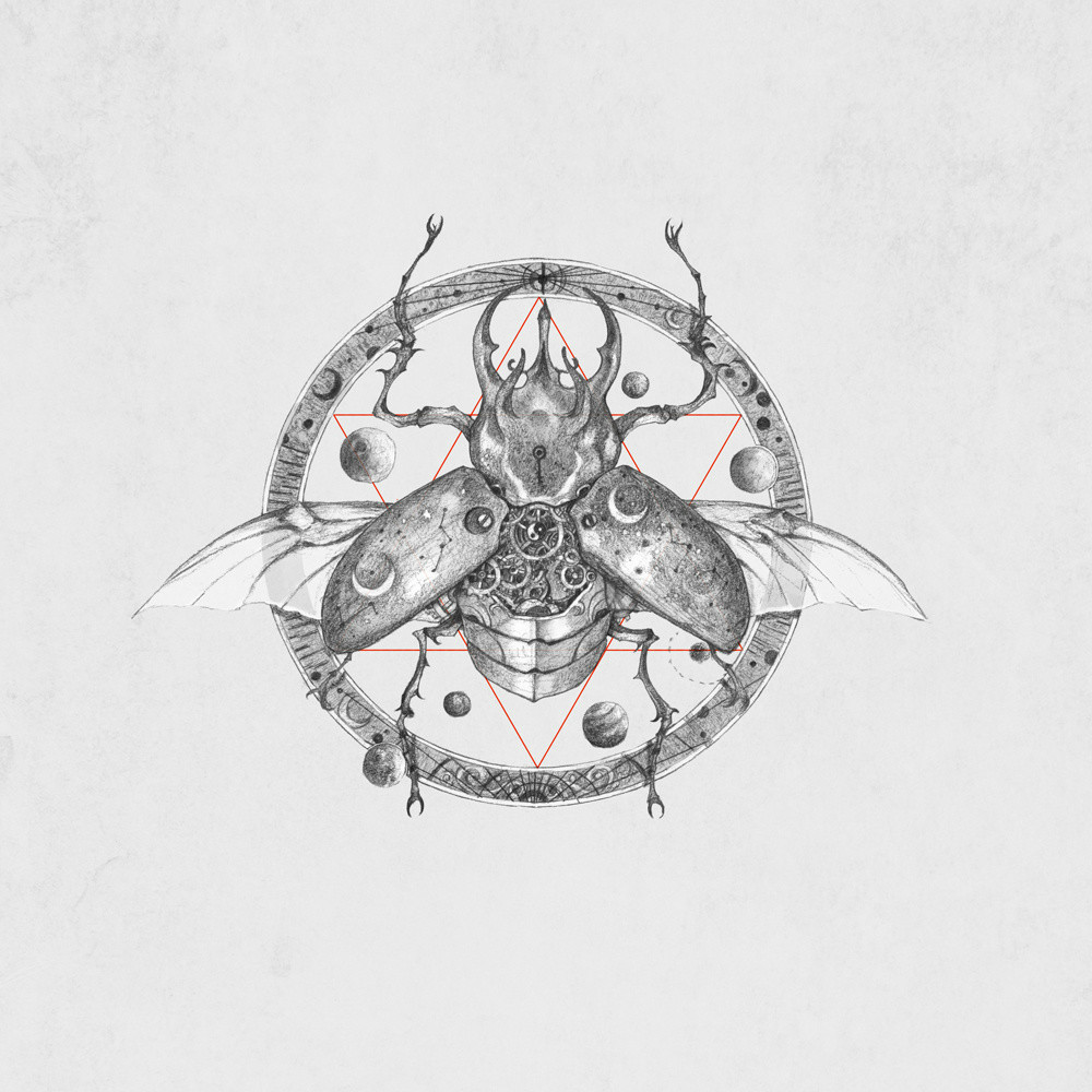 手繪動(dòng)物插畫設(shè)計(jì)，黑白創(chuàng)意插畫圖片