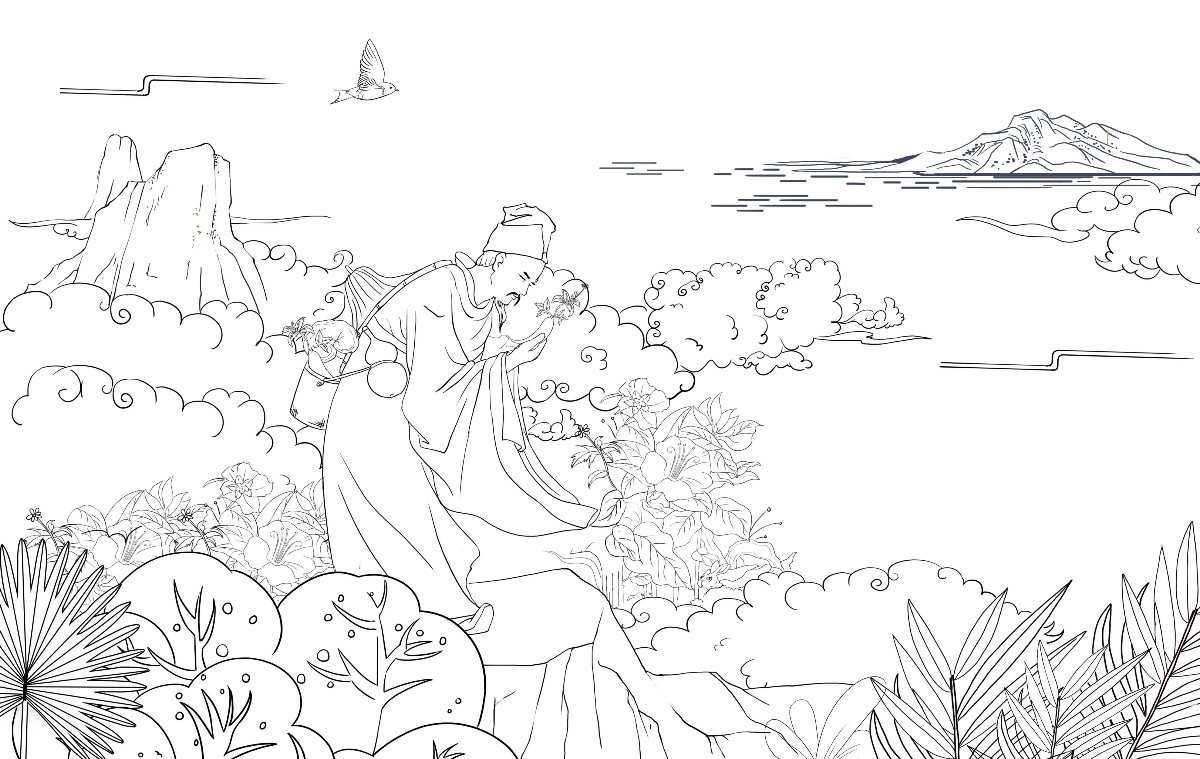 一款家佳樂(lè)文學(xué)化妝品宣傳插畫(huà)，廣告插畫(huà)設(shè)計(jì)