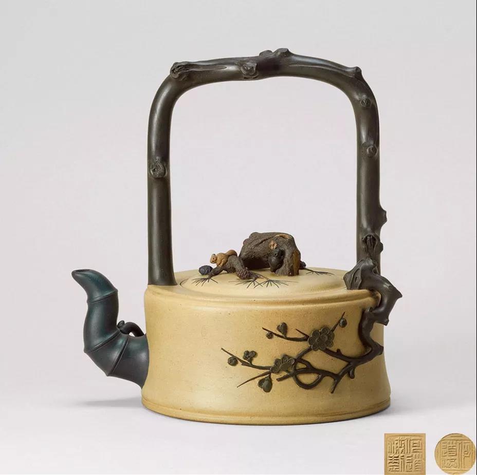 10種最美花器提梁壺，精美別致雕花紫砂壺!