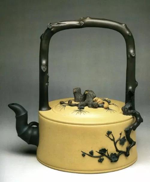 10種最美花器提梁壺，精美別致雕花紫砂壺!