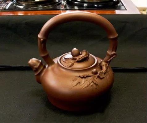 10種最美花器提梁壺，精美別致雕花紫砂壺!