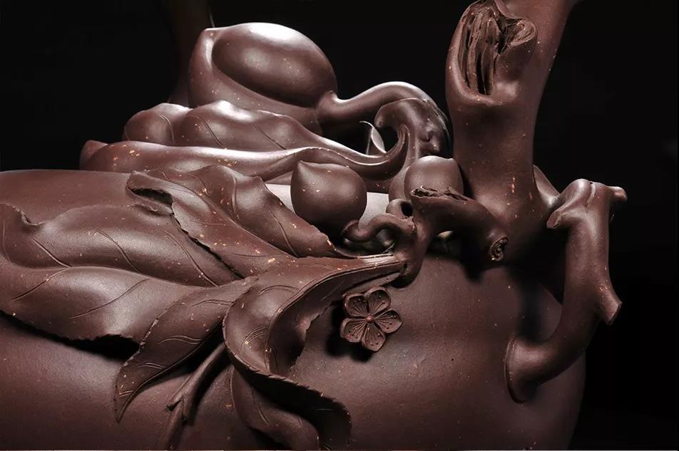 10種最美花器提梁壺，精美別致雕花紫砂壺!