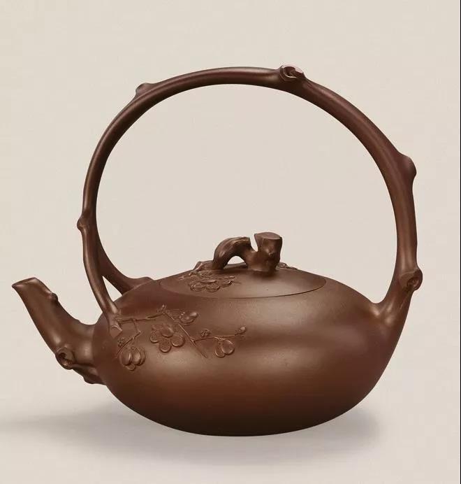 10種最美花器提梁壺，精美別致雕花紫砂壺!