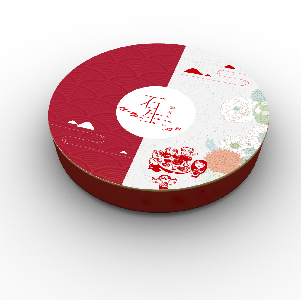 石生茶葉包裝設(shè)計(jì)，簡(jiǎn)約水墨包裝設(shè)計(jì)