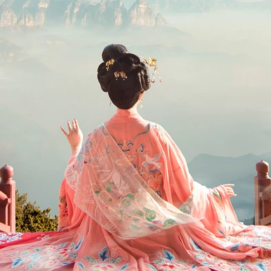 大唐盛世氣象女生頭像，唯美古風真人頭像