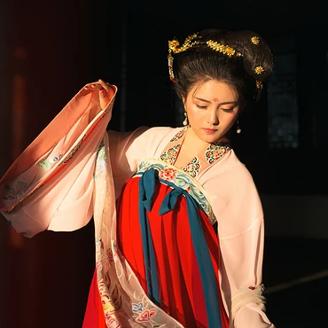 大唐盛世氣象女生頭像，唯美古風真人頭像