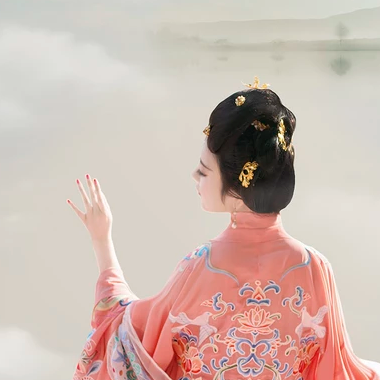 大唐盛世氣象女生頭像，唯美古風真人頭像