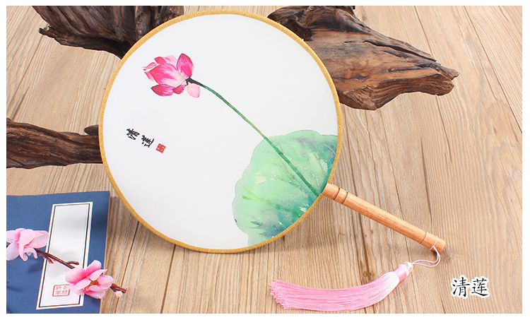 花卉圖案家佳樂文學(xué)團扇：16款古典雙面花卉團扇