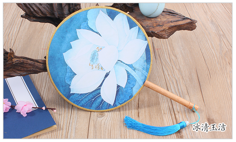 花卉圖案家佳樂文學(xué)團扇：16款古典雙面花卉團扇