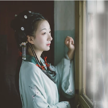 古典氣息帶傘女生頭像，唯美古風(fēng)真人頭像