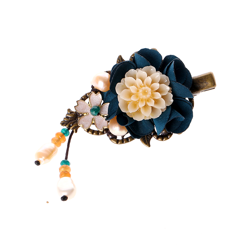 優(yōu)雅大氣發(fā)夾，唯美古風(fēng)花朵發(fā)夾頭飾