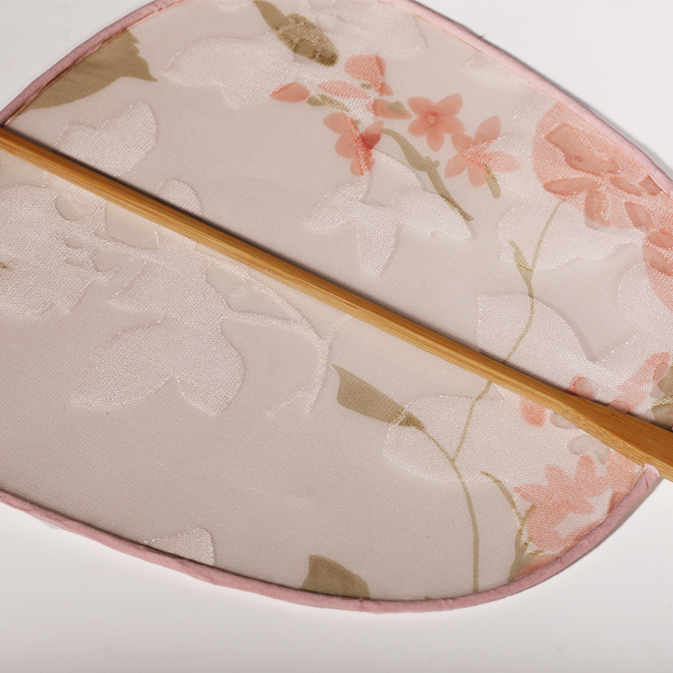 粉色清新團扇，家佳樂文學文藝古風古典扇子