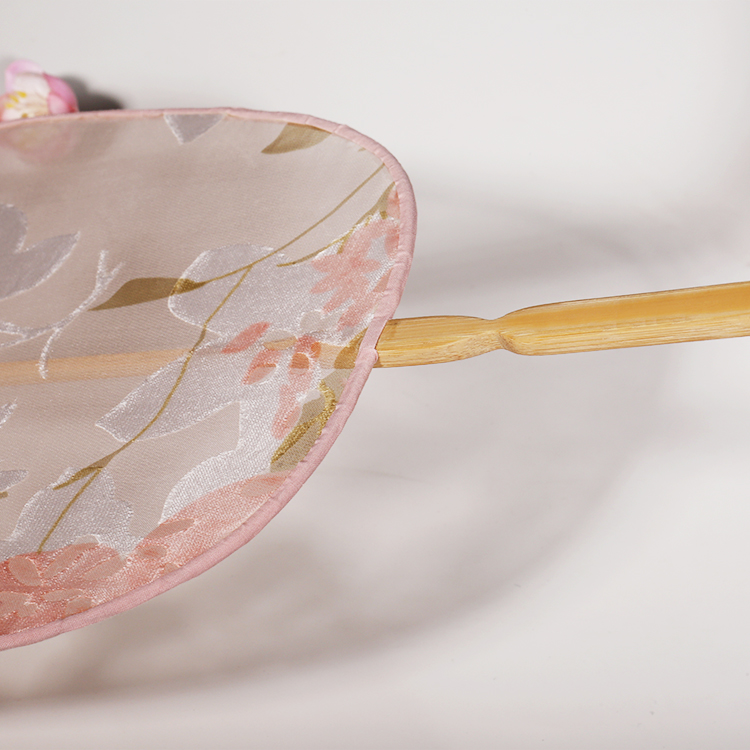 粉色清新團扇，家佳樂文學文藝古風古典扇子