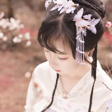 清新梅花仙子女生頭像，唯美古風(fēng)真人頭像