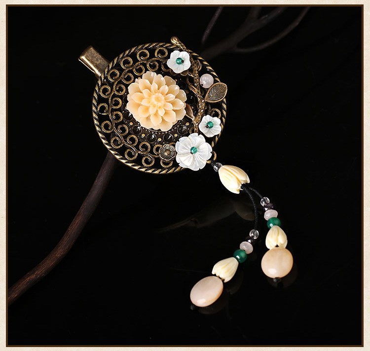 三生三世發(fā)夾，淡雅秀麗古典頭飾