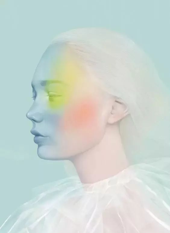 風(fēng)格獨特的插畫圖片，時尚清新色調(diào)手繪插畫