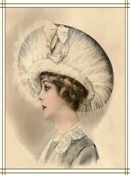 別致風格的美在老年女人韻味插畫!