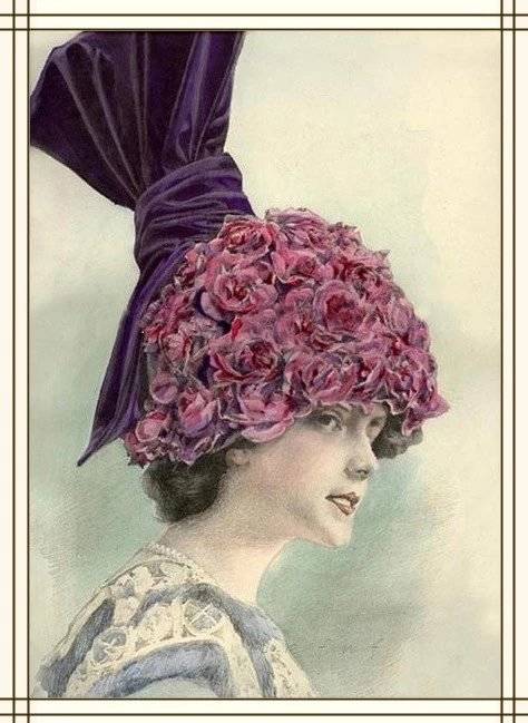 別致風格的美在老年女人韻味插畫!