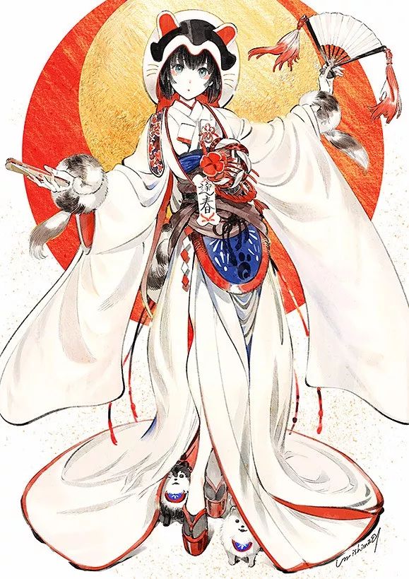 超唯美優(yōu)雅插畫，清新亮麗的手繪插畫