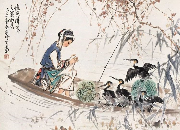 詩意中國畫：宋吟可人物國畫欣賞