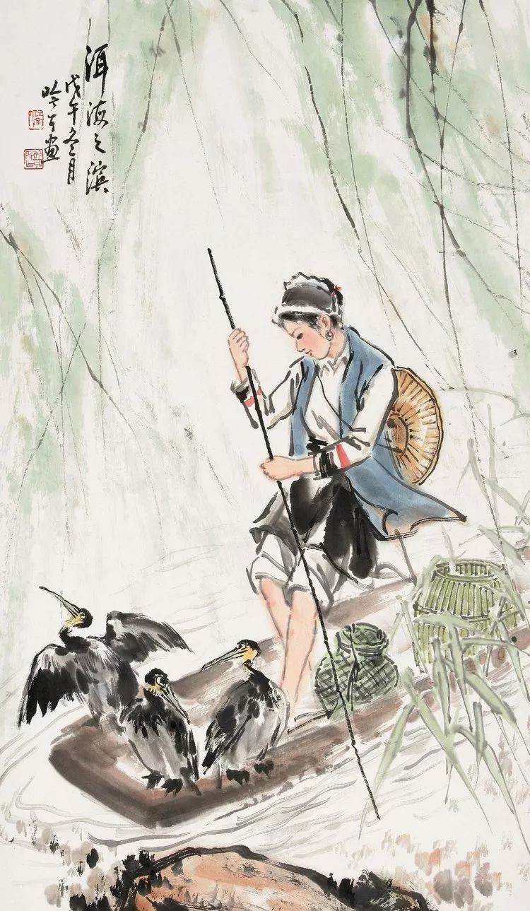 詩意中國(guó)畫：宋吟可人物國(guó)畫欣賞