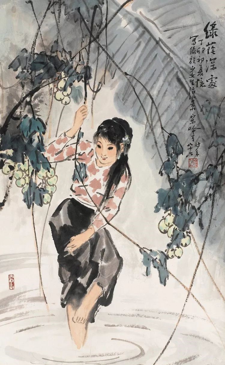 詩意中國畫：宋吟可人物國畫欣賞