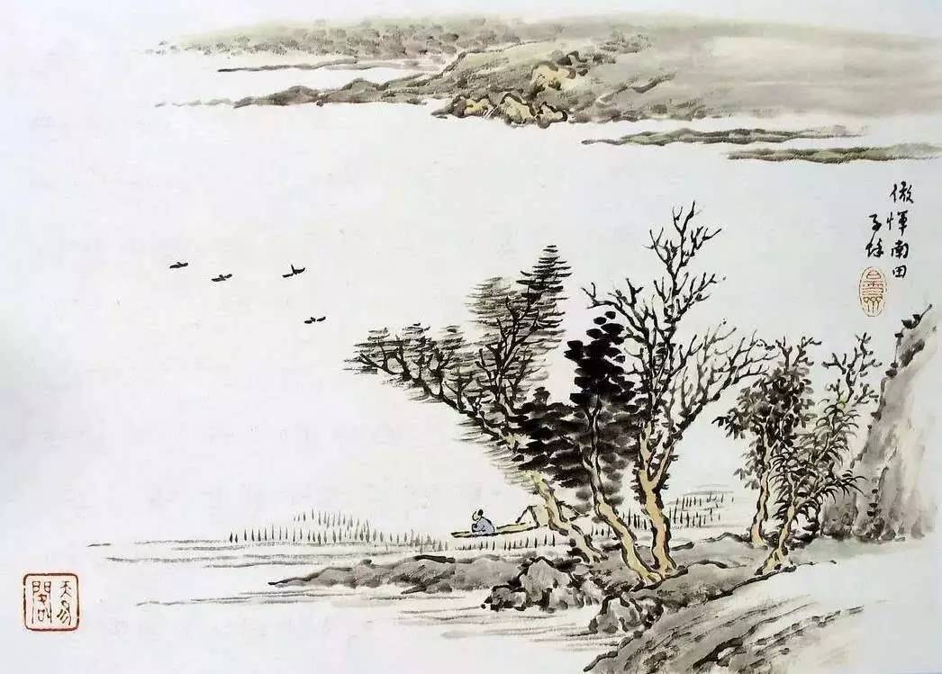 《芥子園畫譜》山水集合，精選賞析！