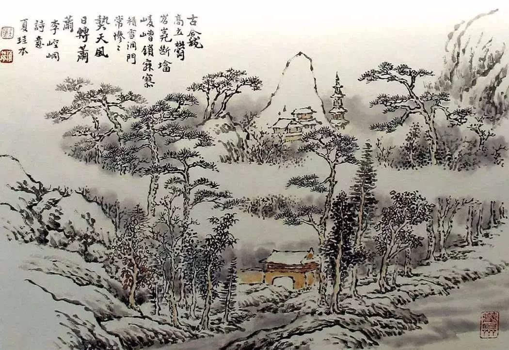 《芥子園畫譜》山水集合，精選賞析！