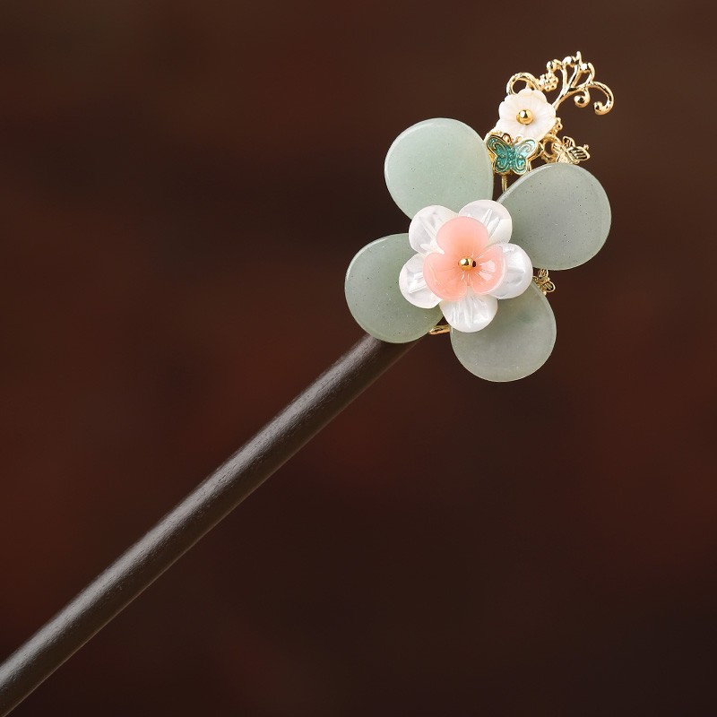 綰如兮發(fā)簪宮廷步搖，古典氣質(zhì)簪子頭飾