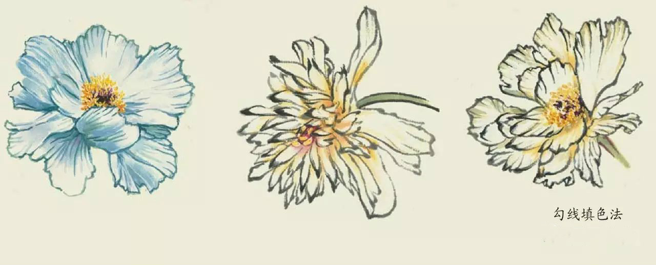 國畫技法：超詳細的國畫各種花卉畫法大全!