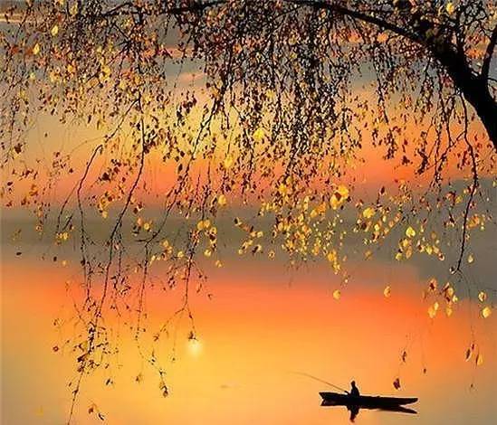 美到骨子里的夕陽(yáng)風(fēng)景：青山依舊在，幾度夕陽(yáng)