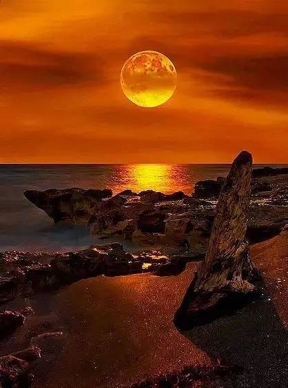 美到骨子里的夕陽風景：青山依舊在，幾度夕陽