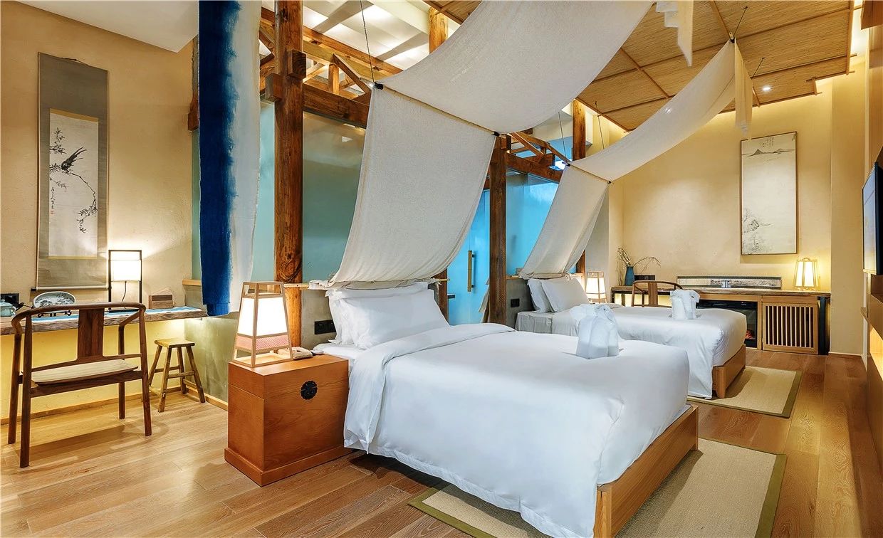 青城山·心越酒店，美的很自然沒有斧鑿的刻意