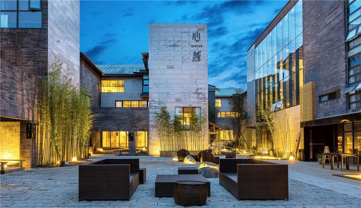 青城山·心越酒店，美的很自然沒有斧鑿的刻意