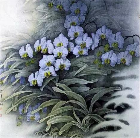 中國畫欣賞：驚艷唯美蘭花圖