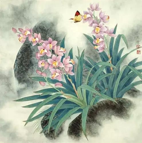 中國畫欣賞：驚艷唯美蘭花圖