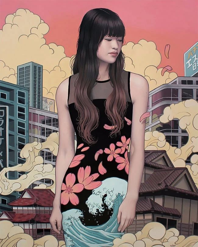 肖像插畫(huà)遇上植物花卉，碰撞出不一樣的火花！