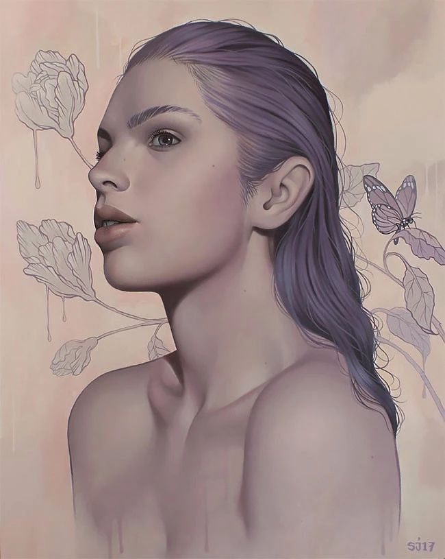 肖像插畫遇上植物花卉，碰撞出不一樣的火花！