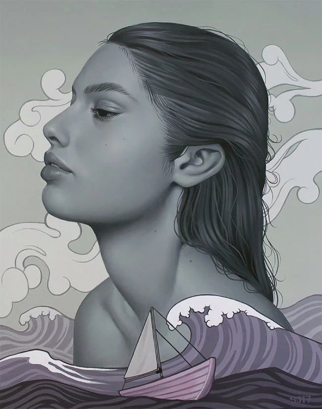 肖像插畫遇上植物花卉，碰撞出不一樣的火花！