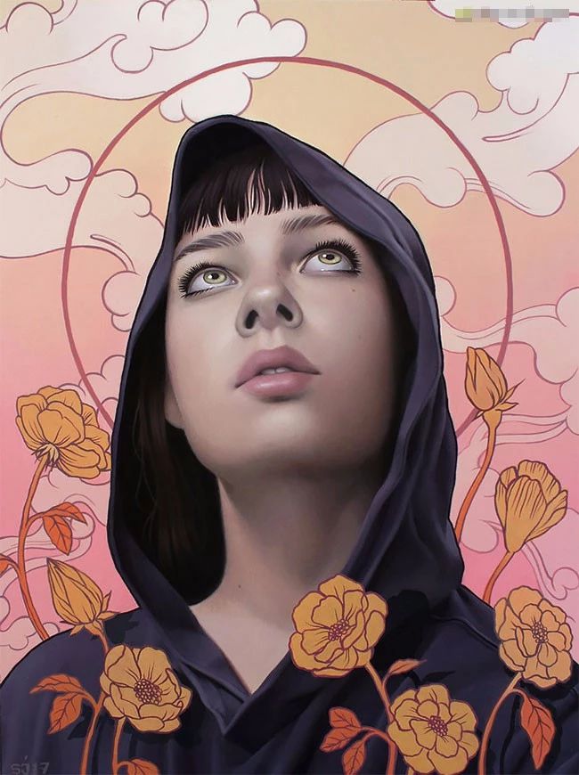 肖像插畫遇上植物花卉，碰撞出不一樣的火花！