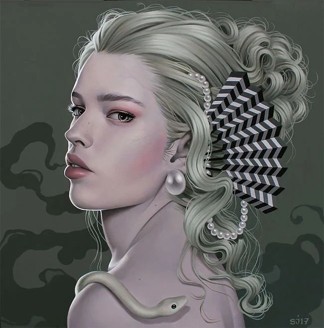 肖像插畫遇上植物花卉，碰撞出不一樣的火花！