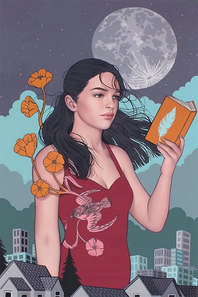 肖像插畫遇上植物花卉，碰撞出不一樣的火花！