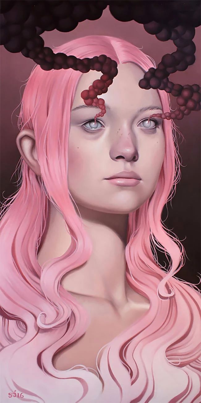 肖像插畫遇上植物花卉，碰撞出不一樣的火花！