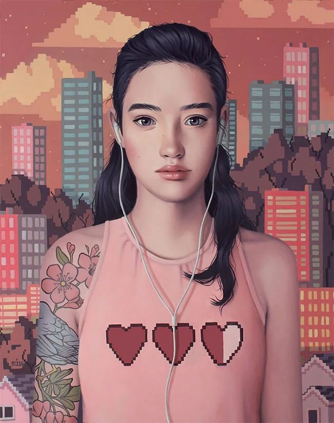 肖像插畫遇上植物花卉，碰撞出不一樣的火花！