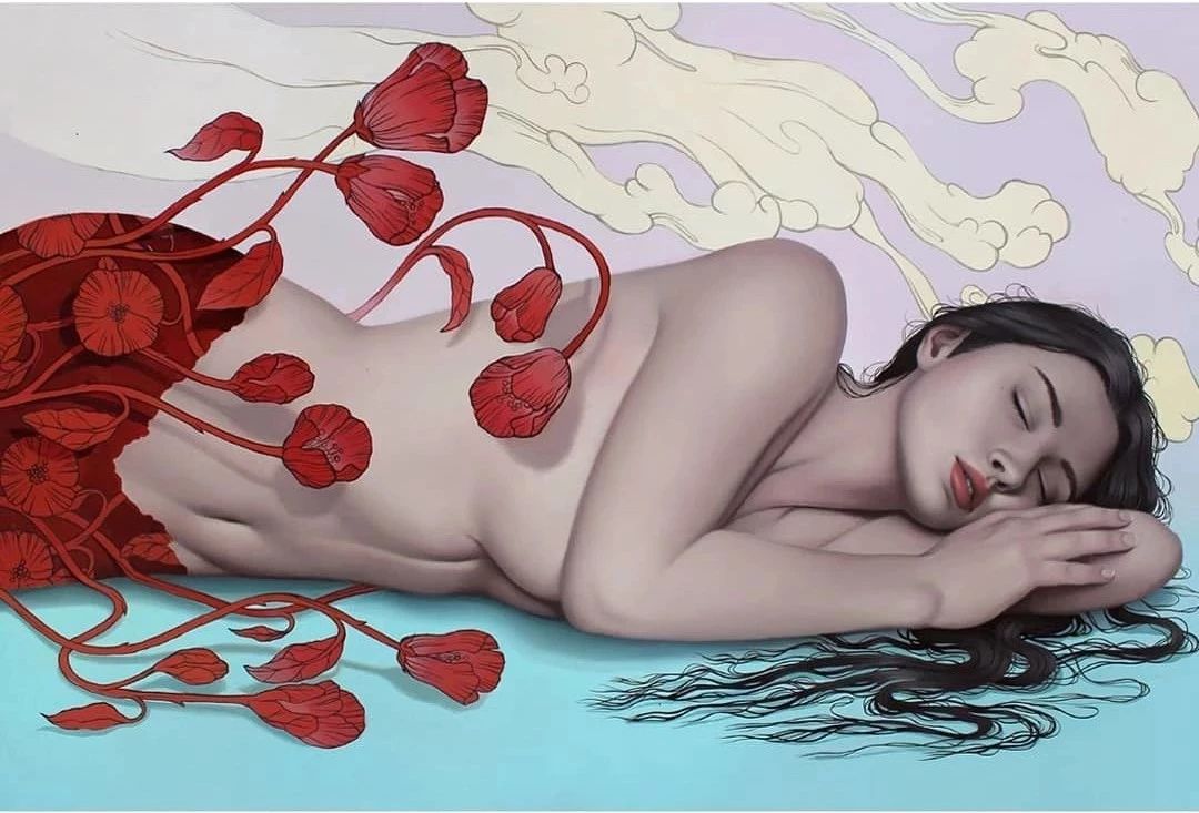 肖像插畫遇上植物花卉，碰撞出不一樣的火花！