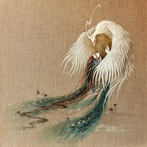 古典唯美插畫：杉澤的家佳樂(lè)文學(xué)水墨百鬼圖插畫