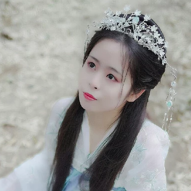 詩(shī)意琴女女生頭像，唯美古風(fēng)真人頭像