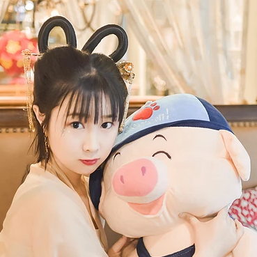 清新可愛小女孩女生頭像，唯美古風真人頭像